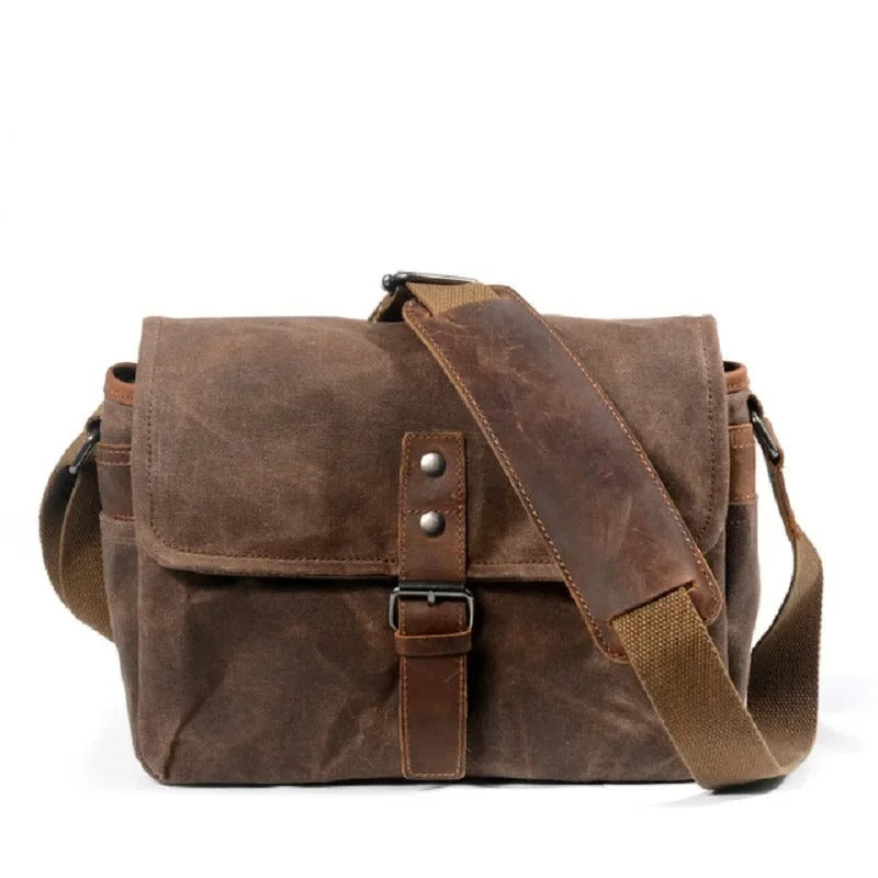 Retro Waterproof Canvas Camera Messenger Bag
