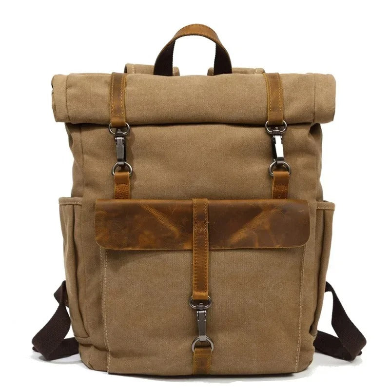 Urban Leather & Canvas 16” Backpack