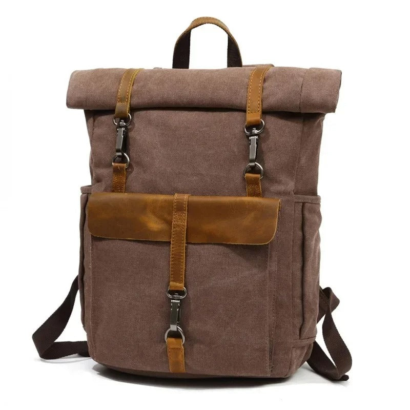 Urban Leather & Canvas 16” Backpack