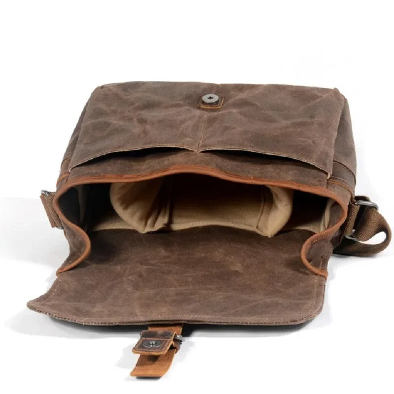 Retro Waterproof Canvas Camera Messenger Bag