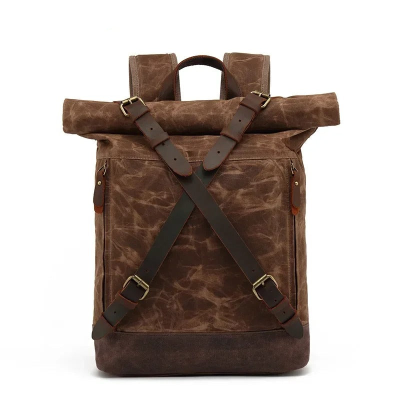 Heritage Waxed Canvas Travel Backpack